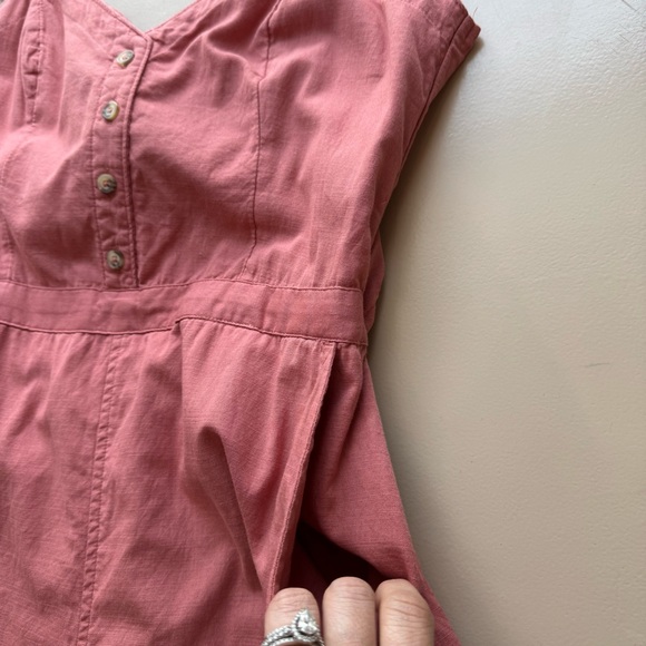 Abercrombie and Fitch Women’s Coral Shorts Romper Size M Cotton Jumpsuit - Picture 8 of 8